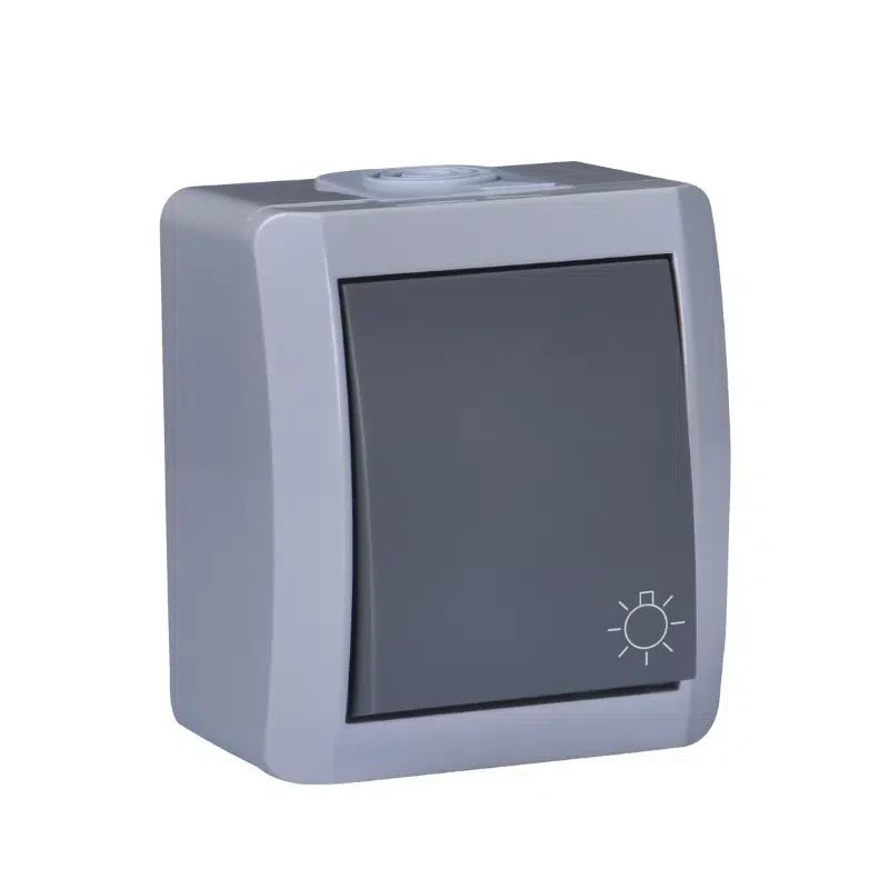 Ключ бутонен пком сив IP54 Nora Mutlusan.png